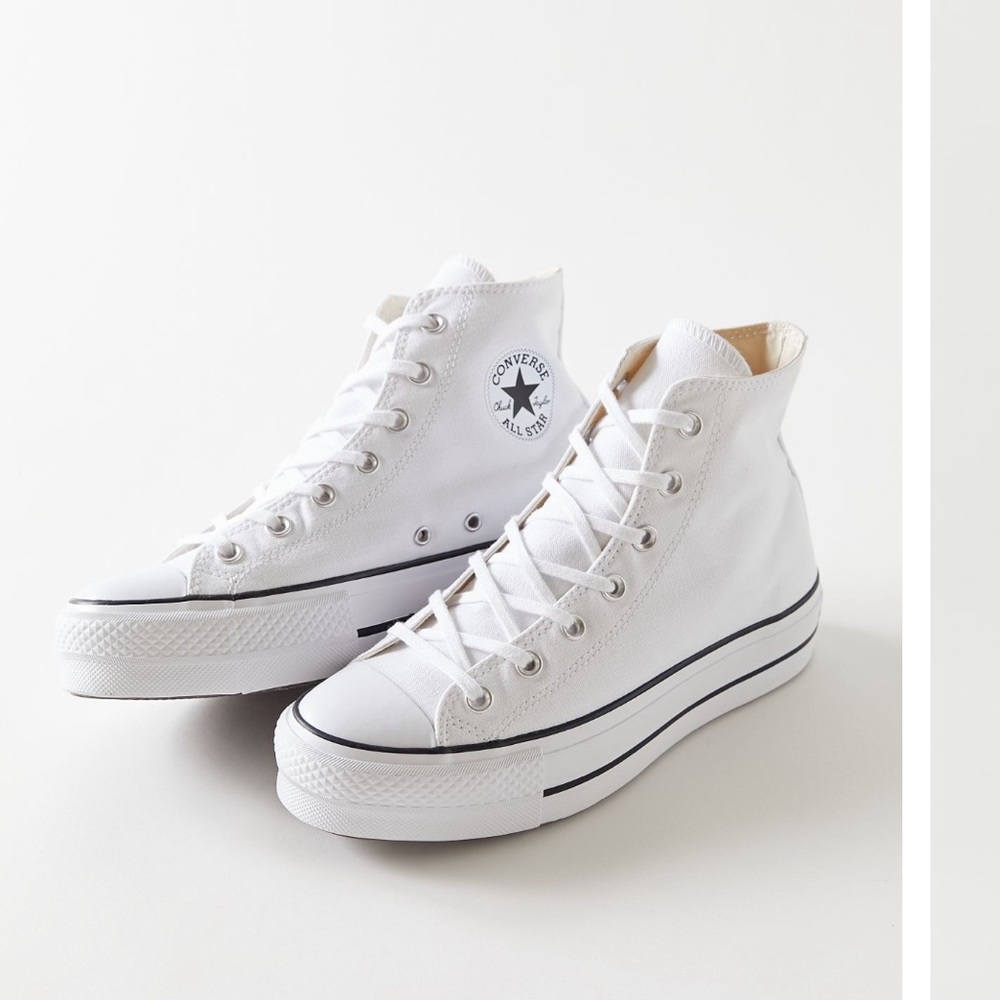 WHITE PLATFORM CONVERSE
